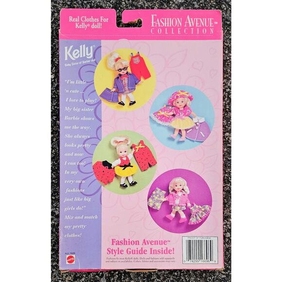 Vintage Barbie Sister Kelly Fashion Avenue 6 Piece Outfit 16699 Complete Sealed - Picture 5 of 5